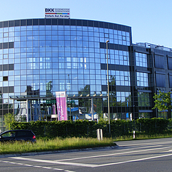 Außenansicht der BKK GS Geschäftstelle in Bielefeld.