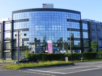 Außenansicht der BKK GS Geschäftstelle in Bielefeld.