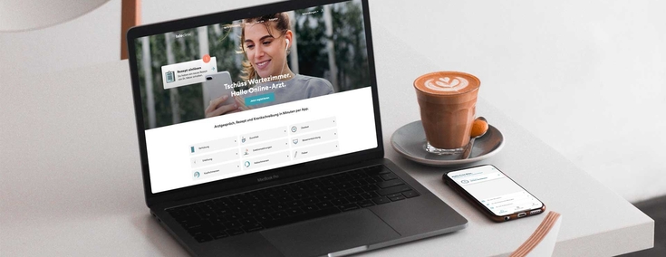 Teleclinic Online-Arztsprechstunde, einfach, schnell