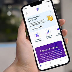 Screenshot der Gro Health-App