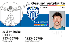 Gesundheitskarte der BKK GILDEMEISTER SEIDENSTICKER Mit dem TBV Lemgo Lippe