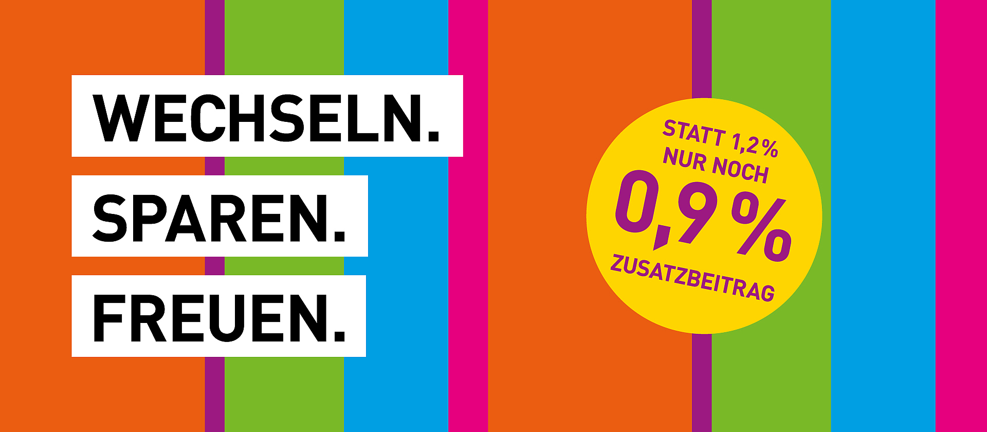 bkkgs banner wechseln sparen freuen