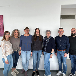 Eine Gruppe von Mitarbeitenden der BKK GILDEMEISTER SEIDENSTICKER.