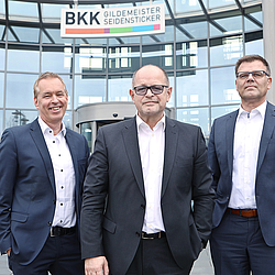 Der Vorstand derBKK Gildemeister Seidensticker.