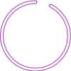 rundes Icon/Symbol mit Pluszeichen in Purple